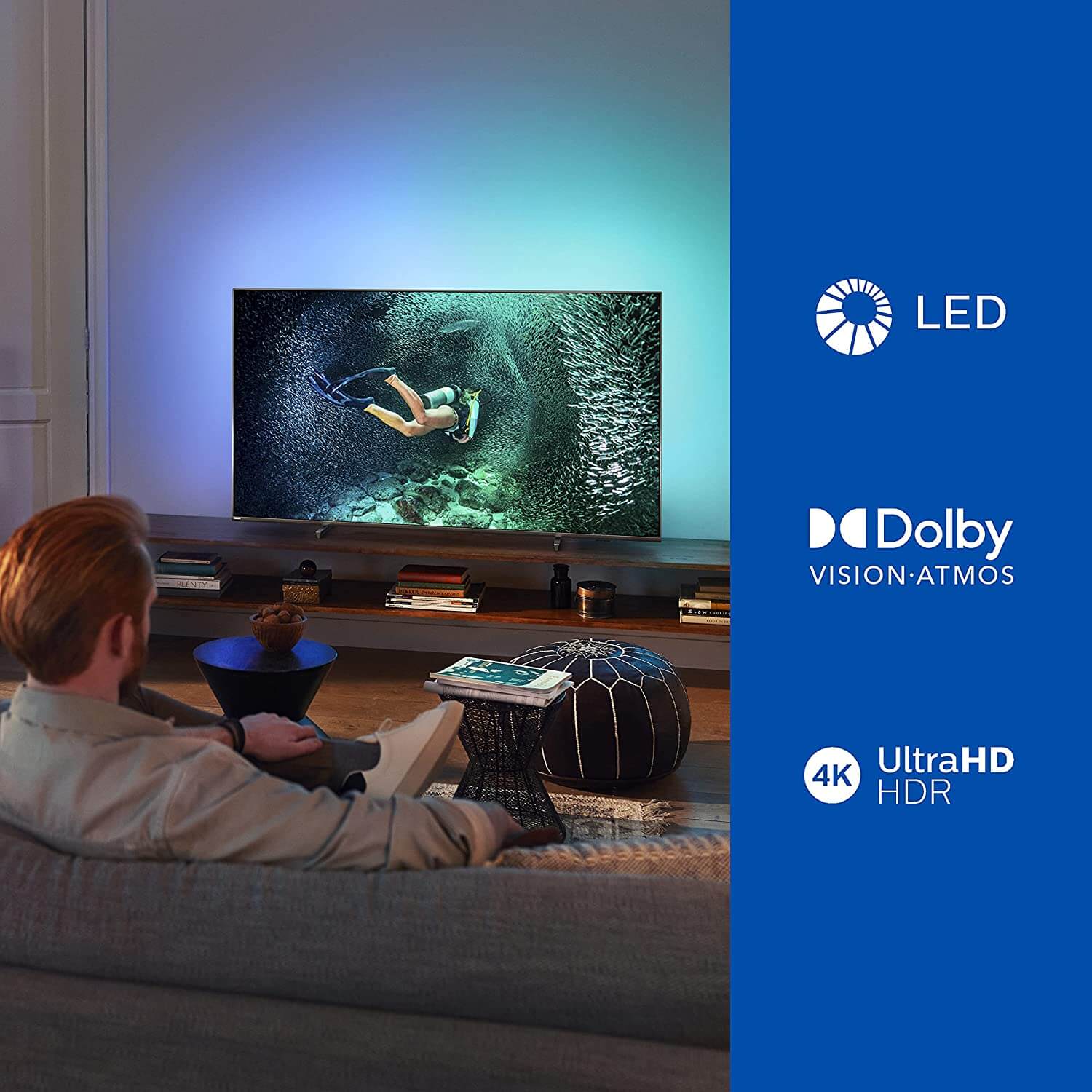 TELEVISEUR PHILIPS 4K UHD ANDROID TV (65PUS8106/12)