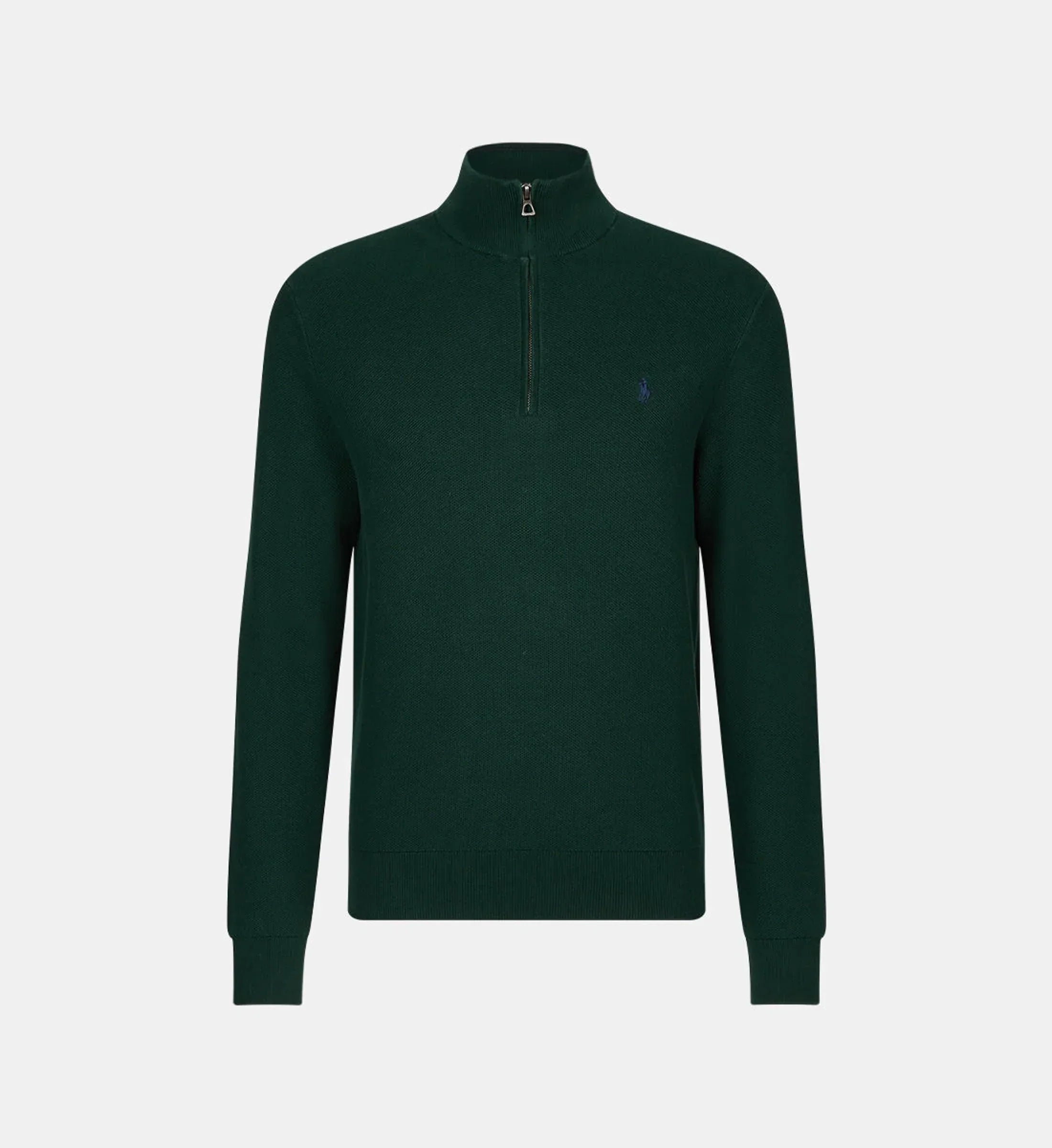 Pull droit col camionneur coton piqué
