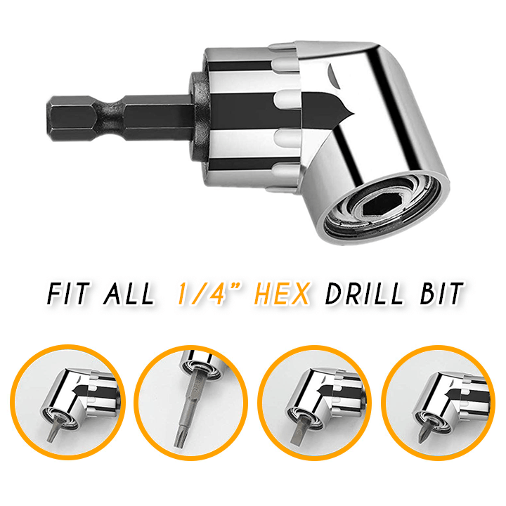 DRILLYO™ - ADAPTATEUR POUR PERCEUSE À ANGLE DROIT
