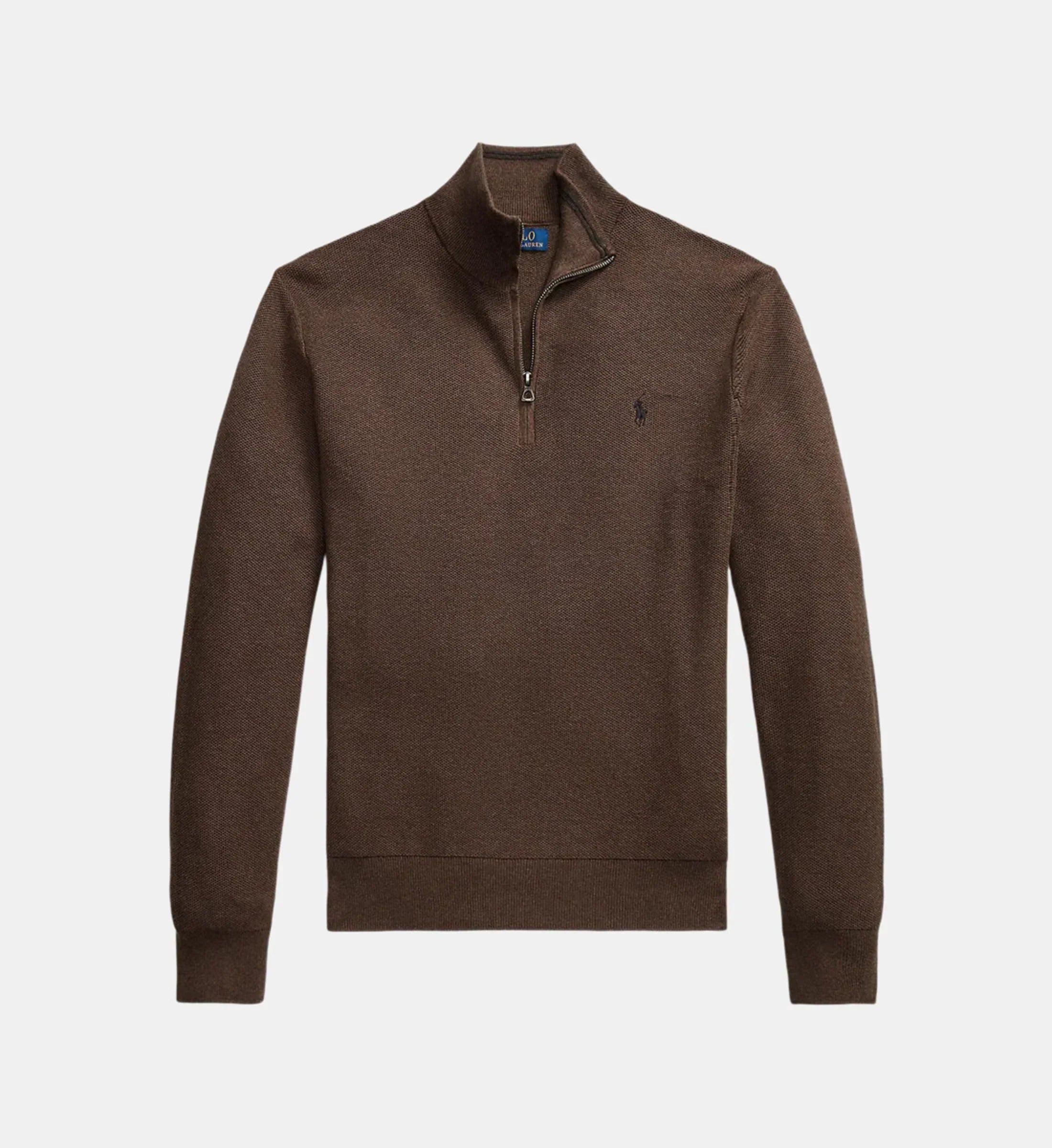 Pull droit col camionneur coton piqué