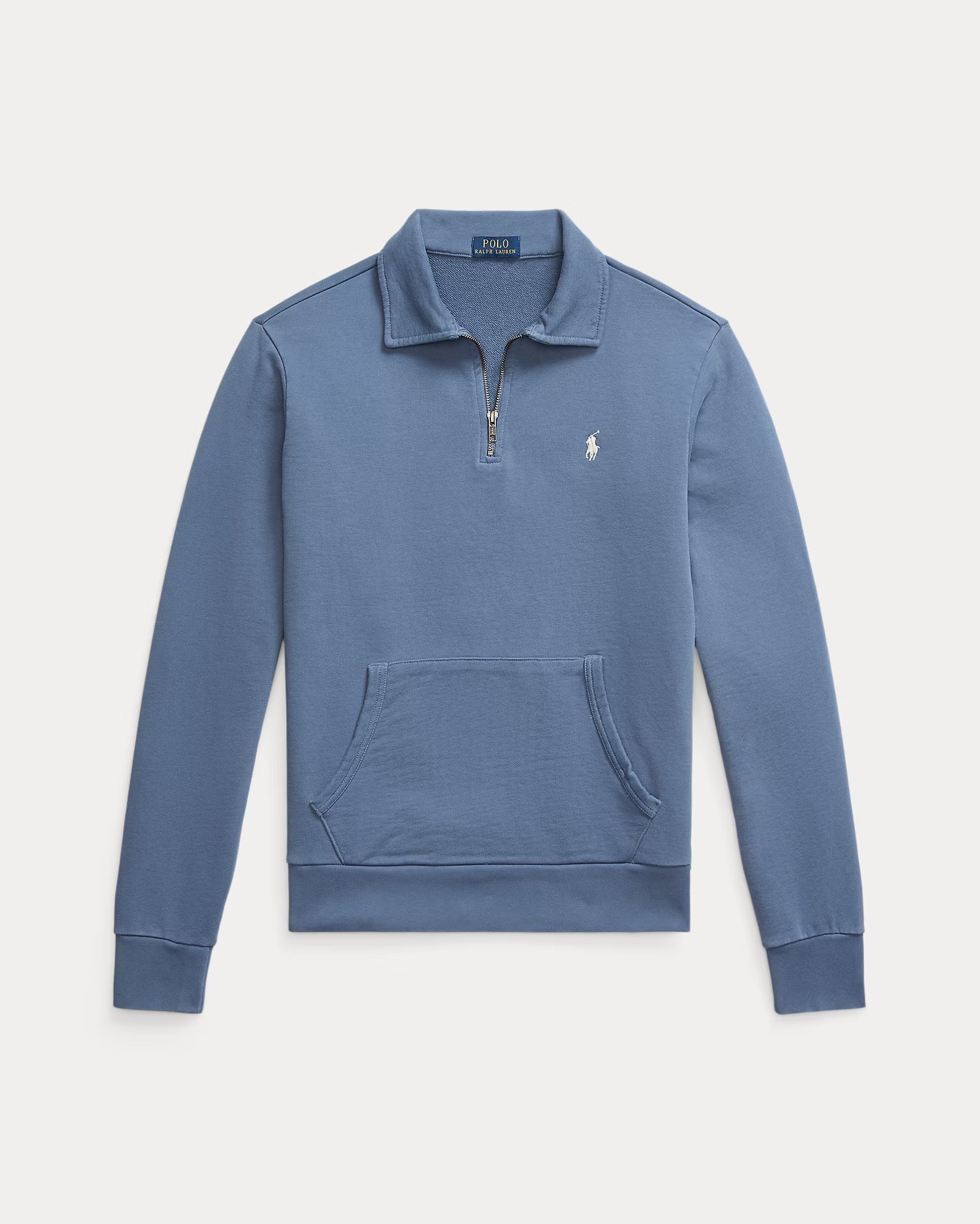 Polo zippé manches longues