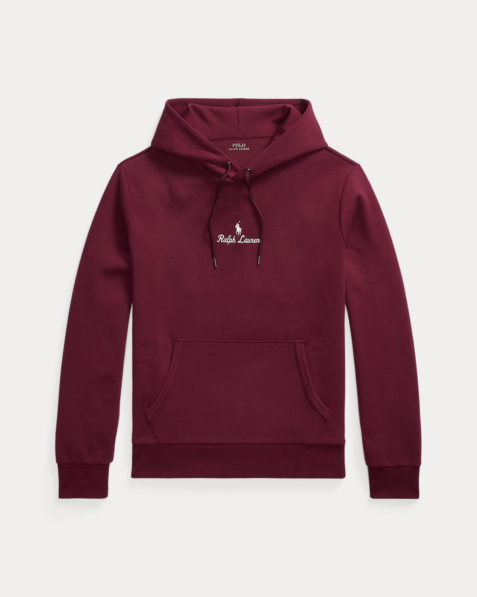 Sweat à capuche maille double à logo