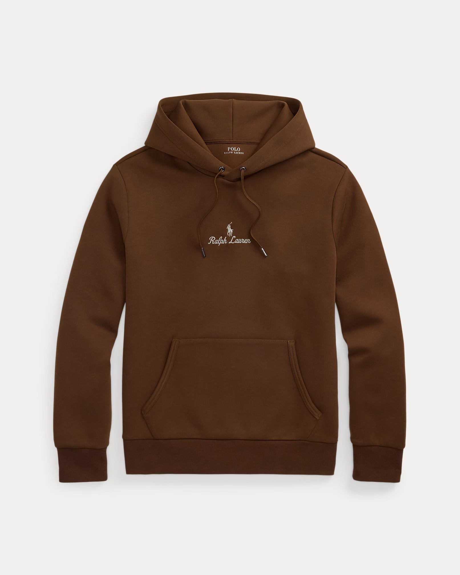 Sweat à capuche maille double à logo