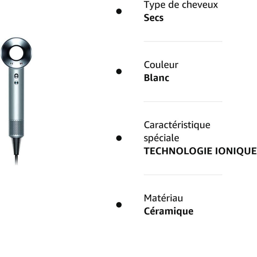 Dyson Supersonic - Sèche-cheveux - Technologie ionique - 1600W