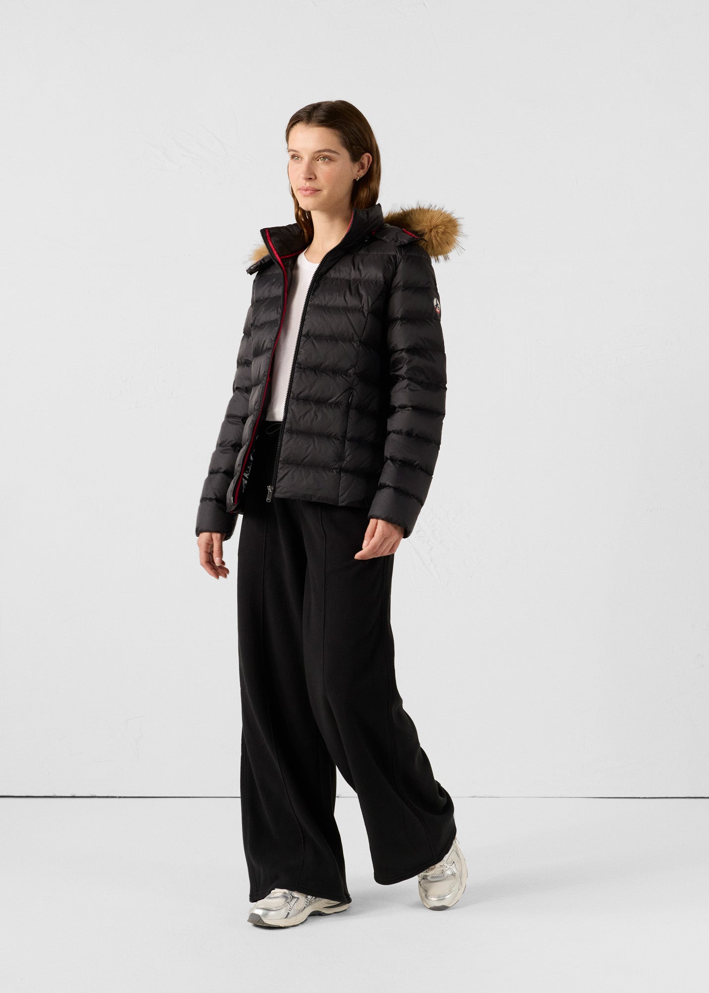 Doudoune à capuche Grand Froid Noir Luxe