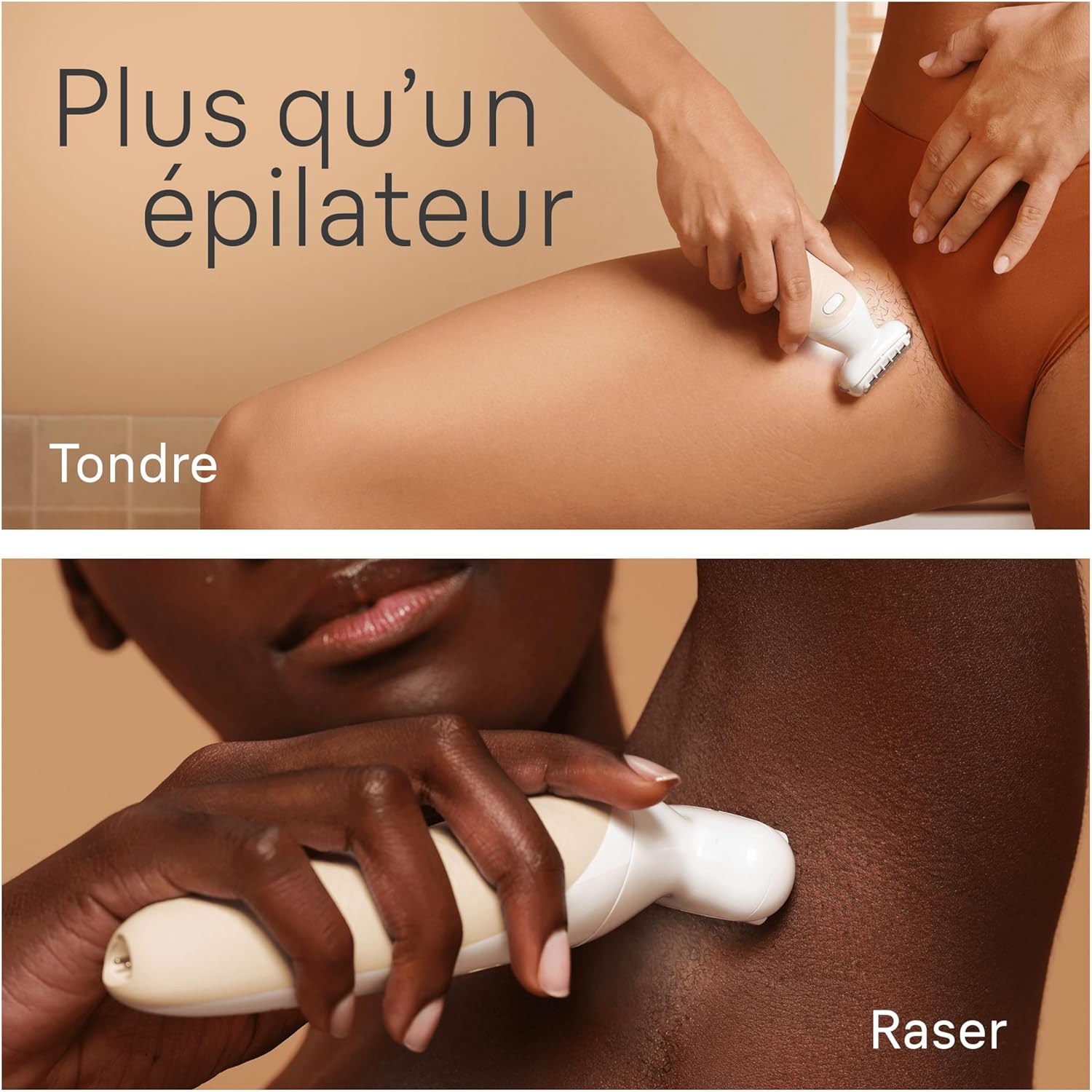Braun Silk-épil 9 Flex, Épilateur Avec Tête Flexible À 360°, Pour Une Épilation Facile, Étanche, Peau Douce Longue Durée, Avec Tête De Rasoir Pour Femmes Et Sabot Tondeuse, 9-041 3D, Blanc/Doré