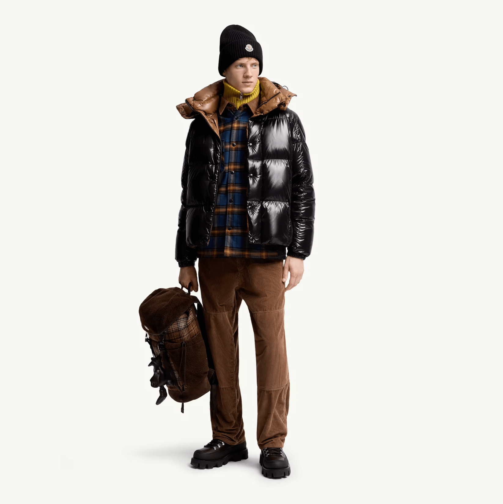 Doudoune Moncler courte à capuche Parana