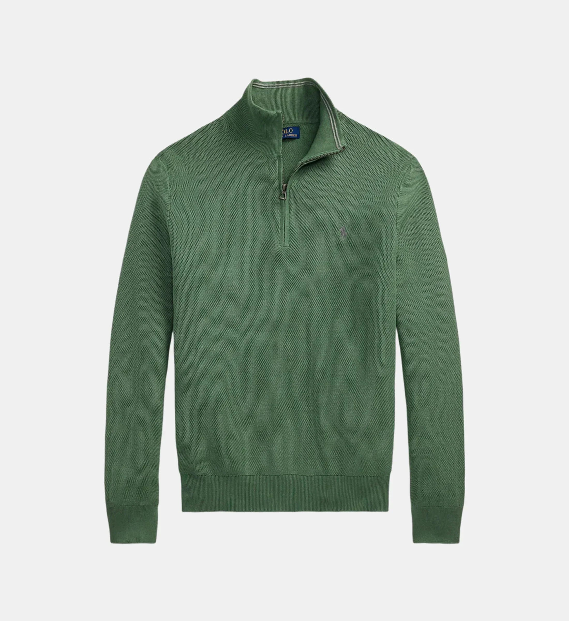 Pull droit col camionneur coton piqué
